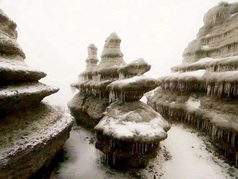 松桃2018年第一场雪，下得那么认真~只想为你一直奔走到白首.....