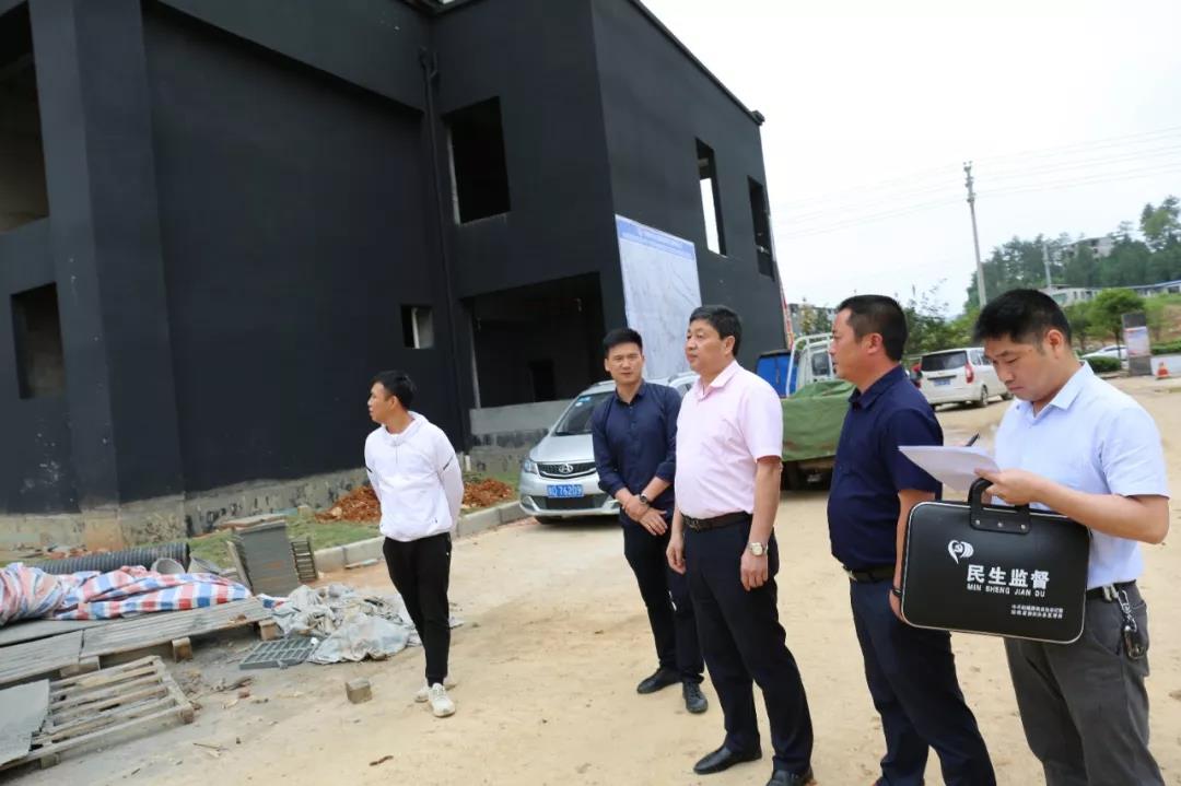 督查进行时县纪委监委对环境保护及重点项目建设工作进行专项督查