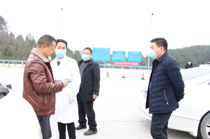 胡定钦到盘信镇督导检查新型冠状病毒感染肺炎疫情防控工作