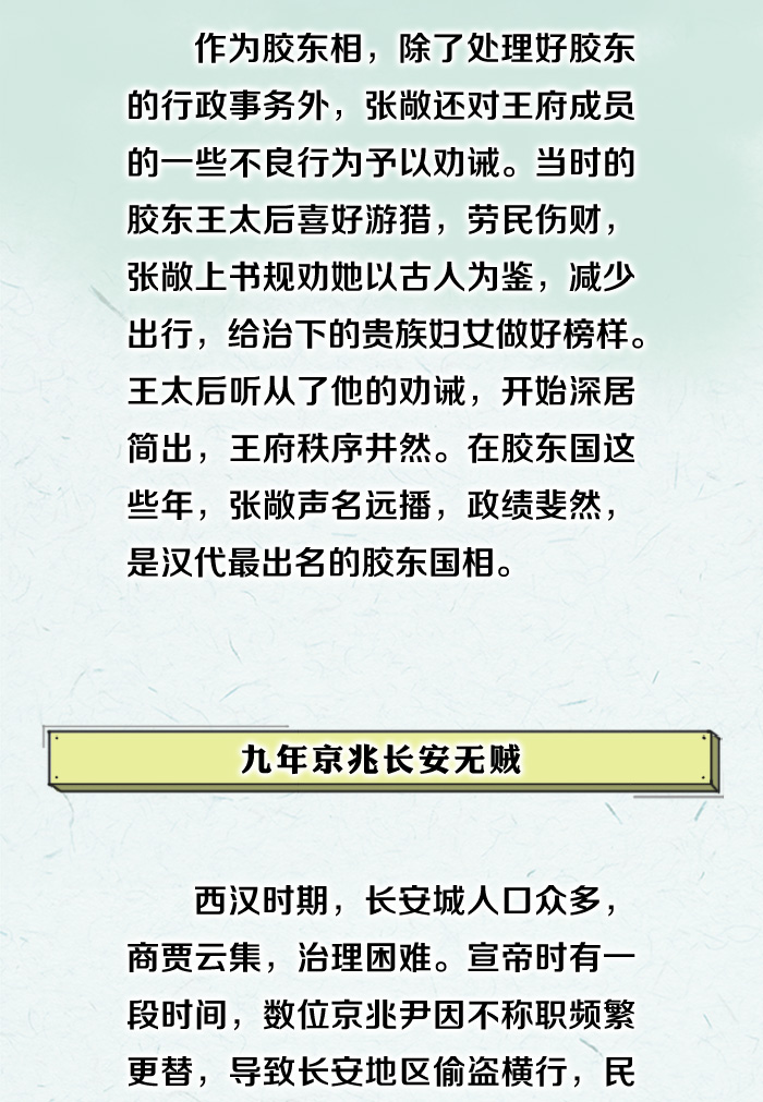 历史上的监察官 | 张敞画眉刺史，治乱有方
