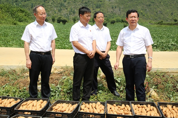 夏红民到紫云县调研时强调  紧盯问题整改强化监督检查  全力保障按时高质量打赢脱贫攻坚战