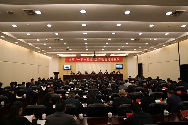 夏红民在全省“一案一整改”工作电视电话会议上强调 持续规范提升“一案一整改” 深化标本兼治维护良好政治生态