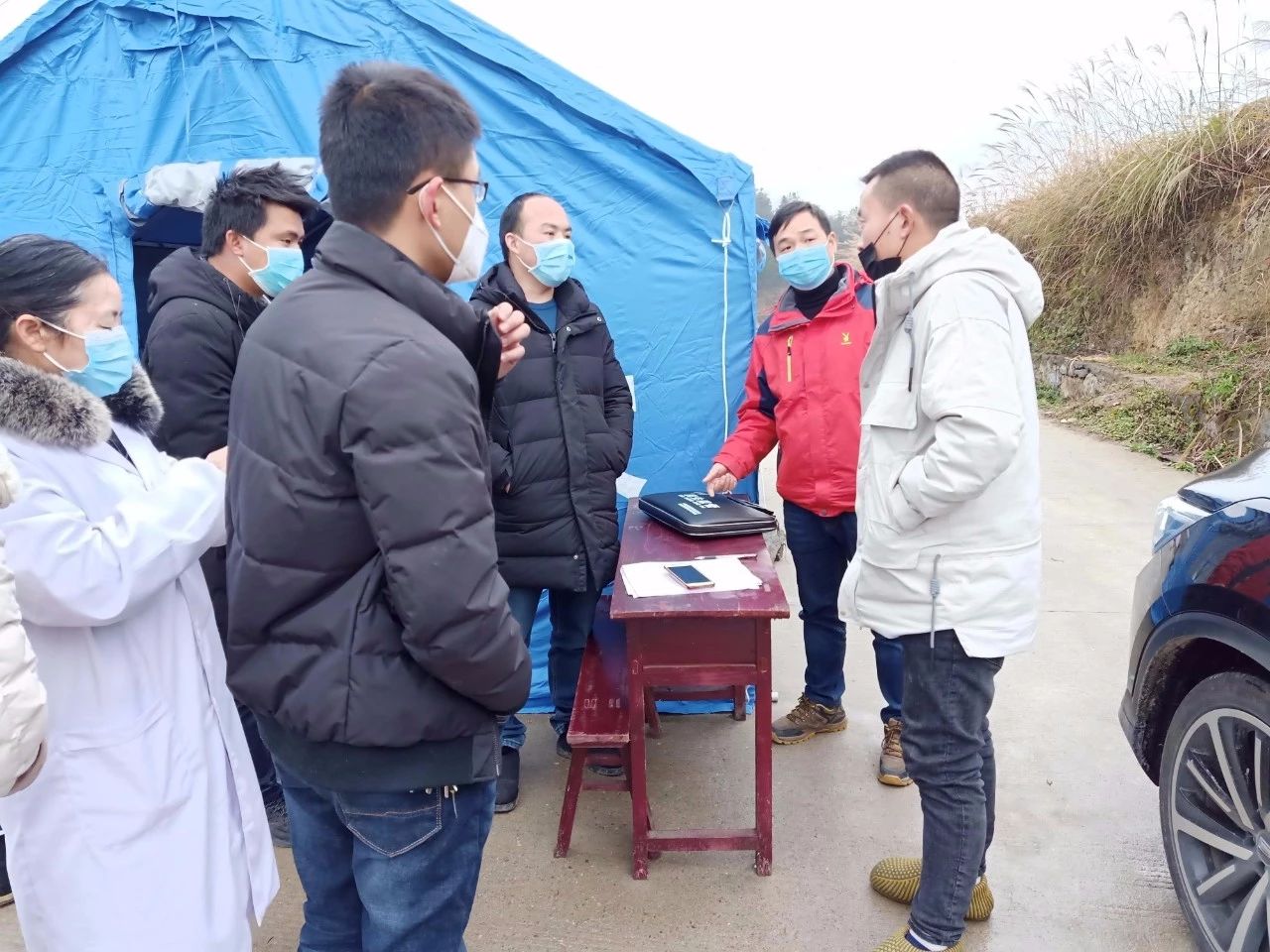 镜头| 面对疫情，松桃纪检监察干部奋战一线二