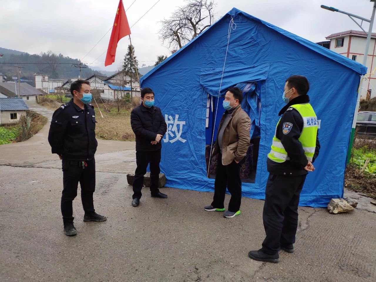 镜头| 面对疫情，松桃纪检监察干部奋战一线二