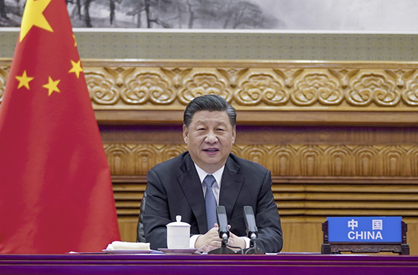 习近平同法国德国领导人举行视频峰会