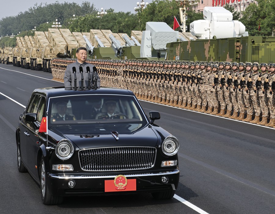 纪念中国人民抗日战争暨世界反法西斯战争胜利80周年大会在京隆重举行 习近平发表重要讲话并检阅受阅部队